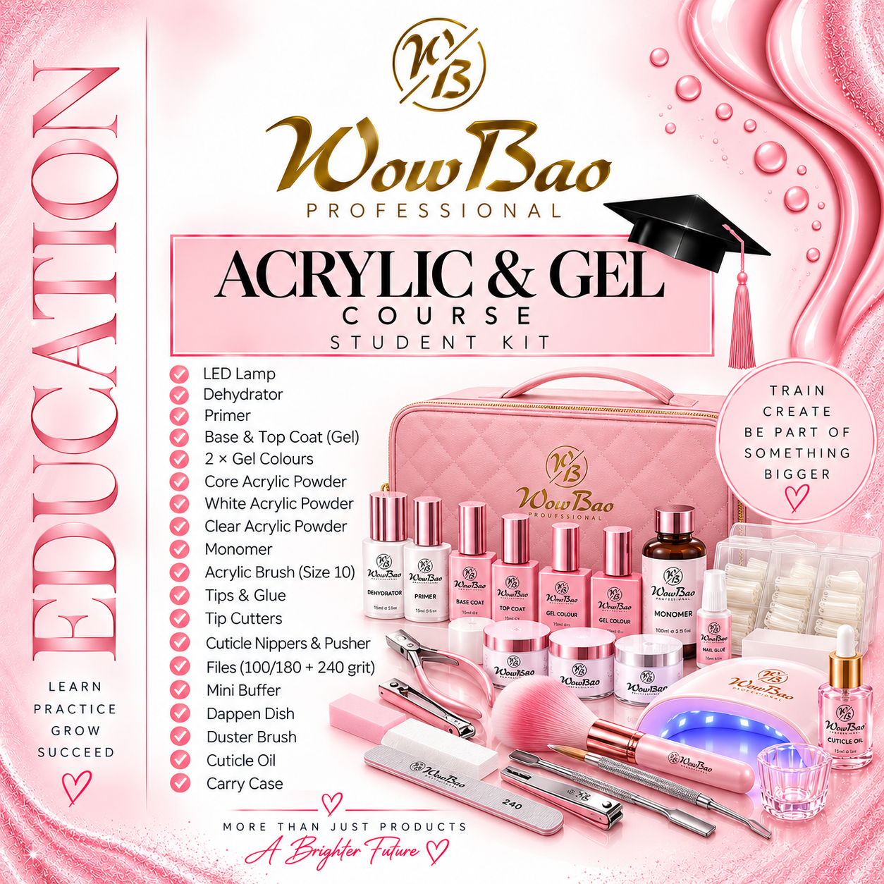 Beginner Acrylic and Gel Course classroom